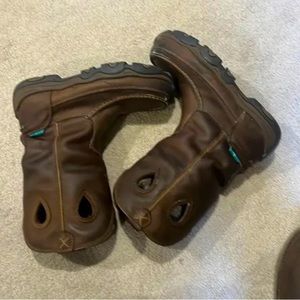 Twisted x moc toe steel toe work boot size 10.5  ( men)